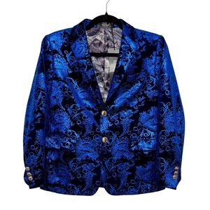 NWT Boyland Baroque Luxe Blazer Jacket Youth Size 160 XL 14-16 Formal Maximalist